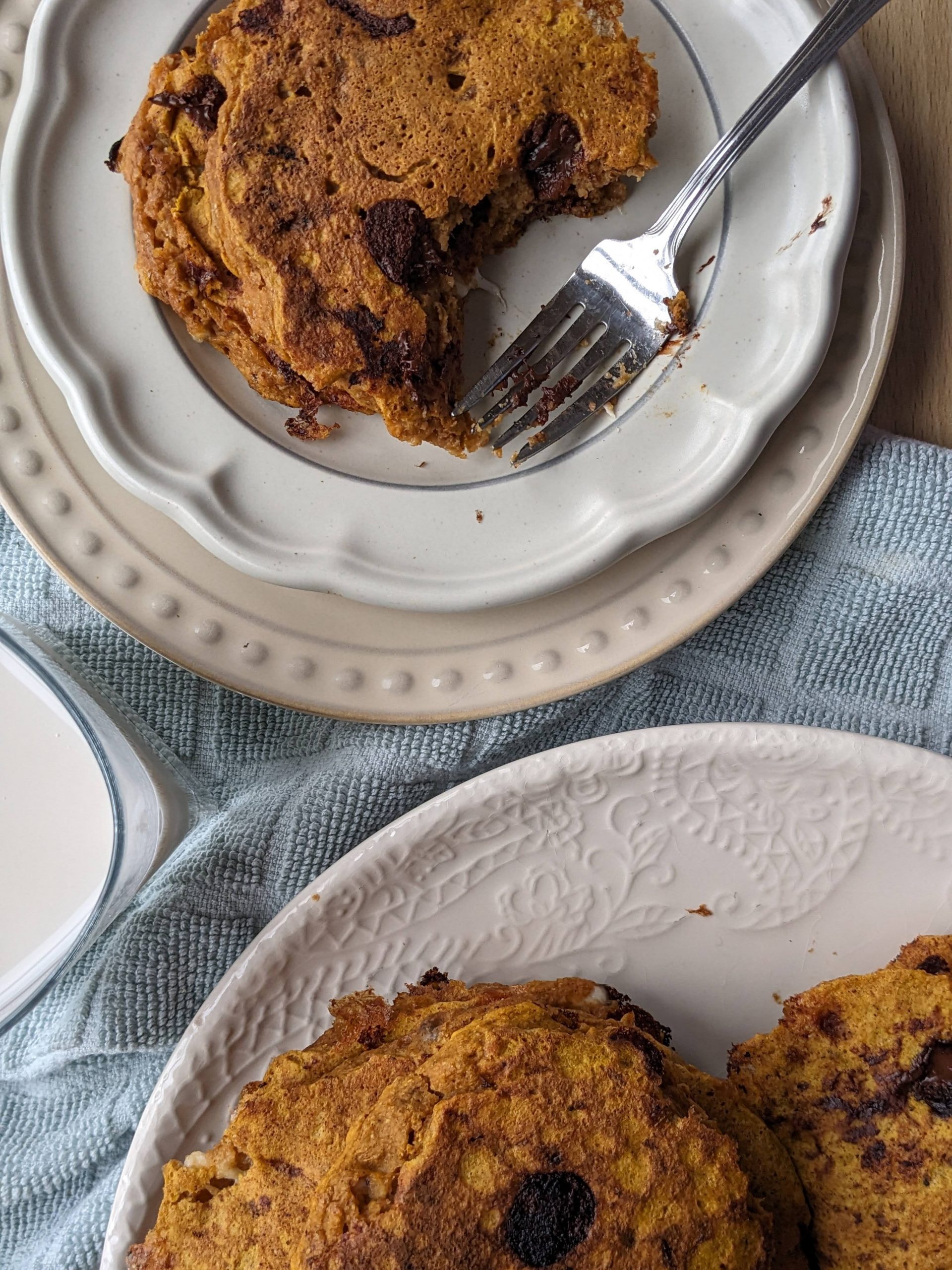 pumpkin cottage cheese pancakes